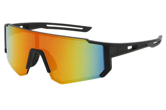 Sportsonnenbrille Damen Futuristisch Leicht UV400 Schutz
