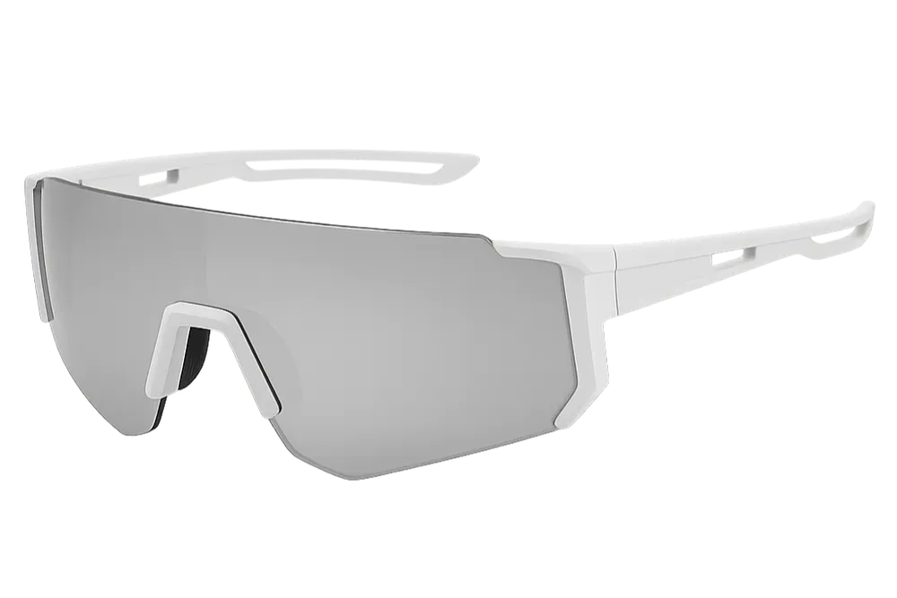 Sportsonnenbrille Damen Futuristisch Leicht UV400 Schutz