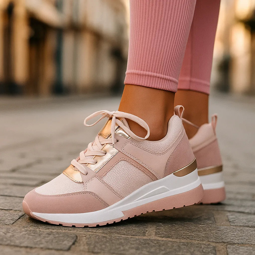 Sneaker Damen Bequem Dämpfende Sohle