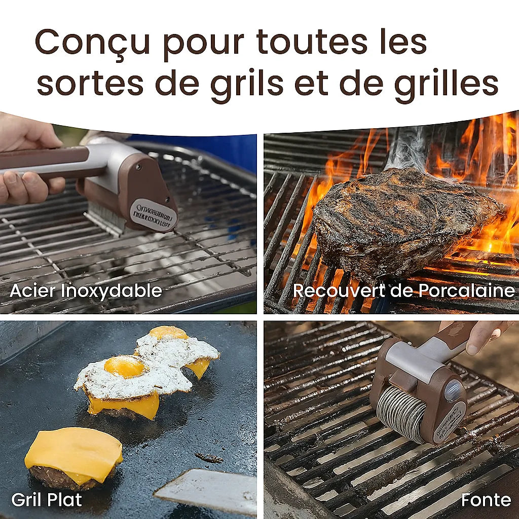 Barbecue Bürste Elektrisch Ohne Borsten Unisex Kabellos