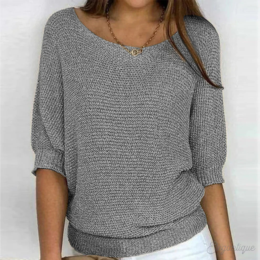 T-shirt Damen Regular Fit Übergangszeit Casual