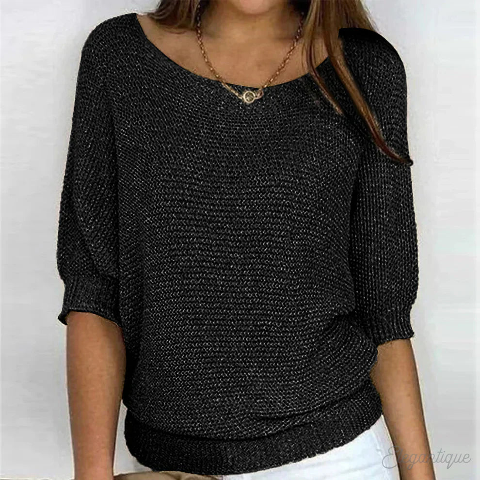 T-shirt Damen Regular Fit Übergangszeit Casual