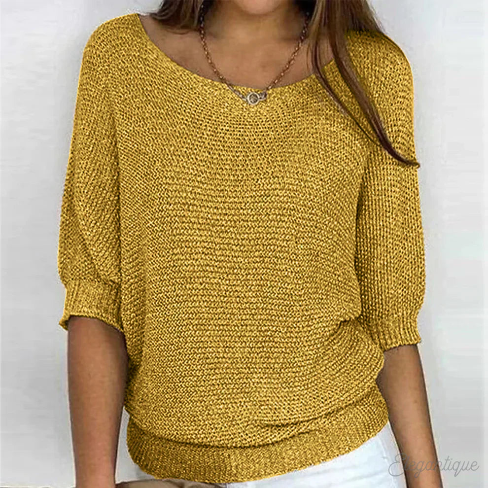 T-shirt Damen Regular Fit Übergangszeit Casual