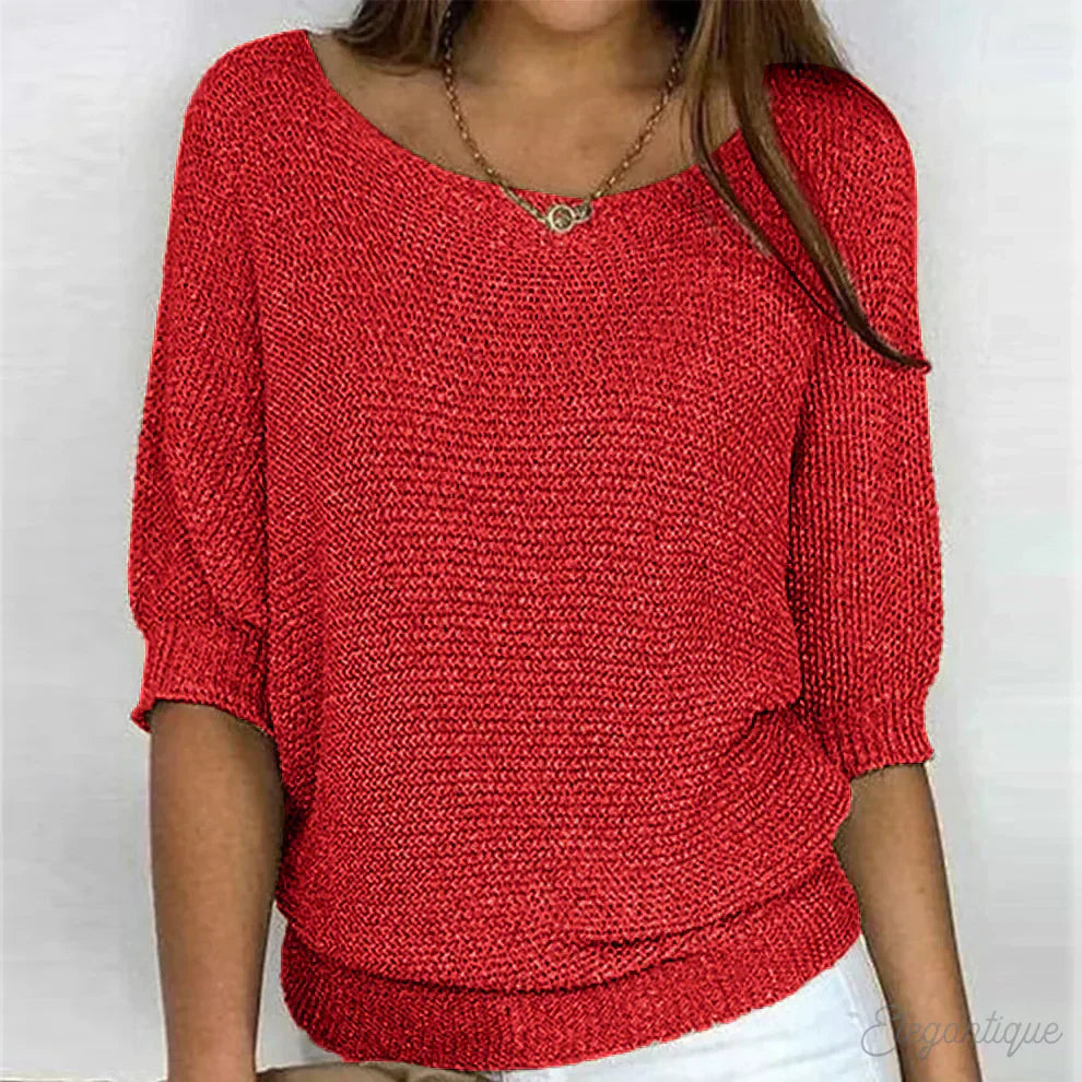 T-shirt Damen Regular Fit Übergangszeit Casual