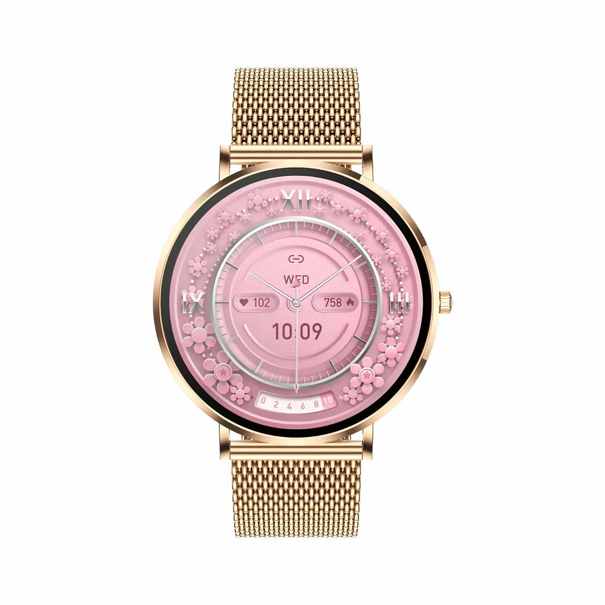 Damen Slim Fit Smartwatch Elegant Freizeit Slim Design