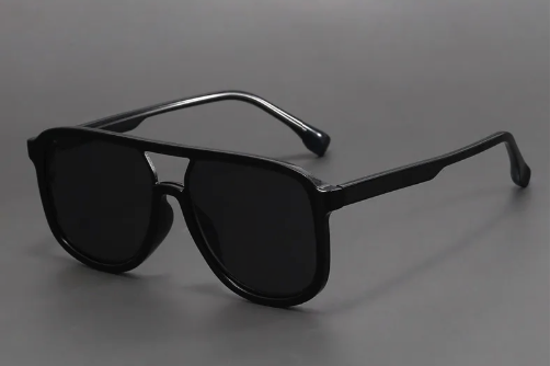 Sonnenbrille Herren & Damen Transparent Doppelsteg Quadratisch
