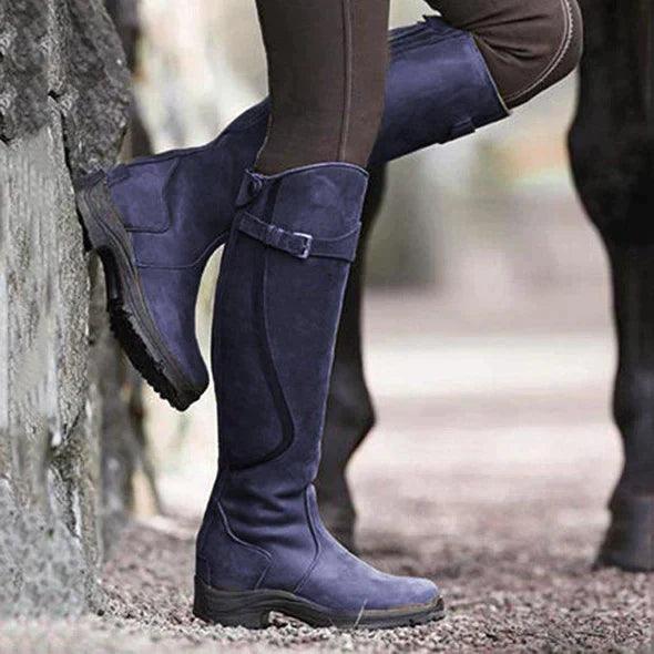 Maeve | Bottes d'équitation en cuir imperméable