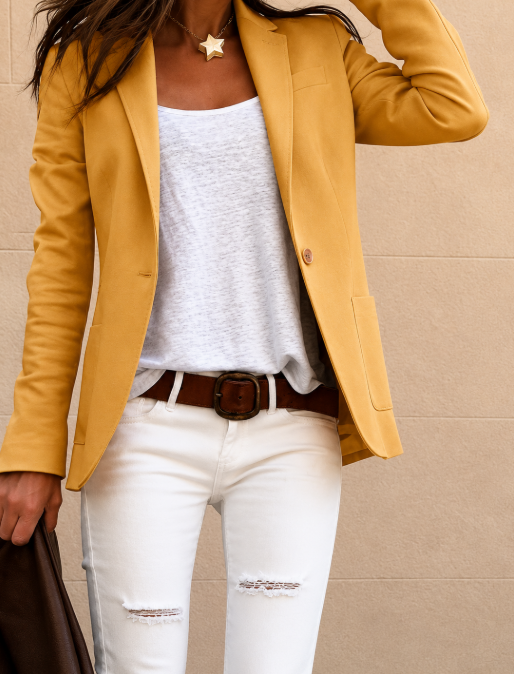 Women's Fitted Blazer Business & Casual