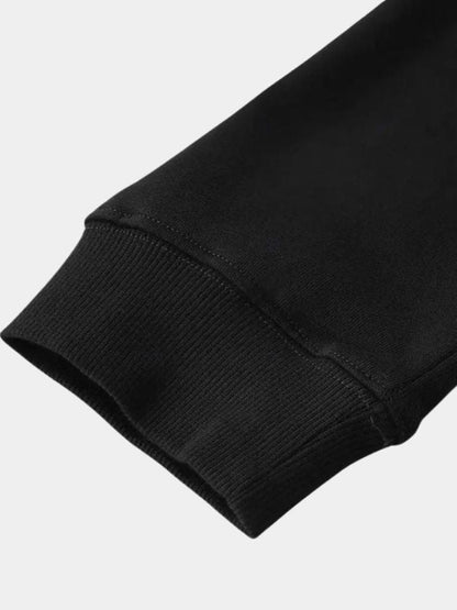 Black Zip-Up Reversible Sport Hoodie - Cross & Crown